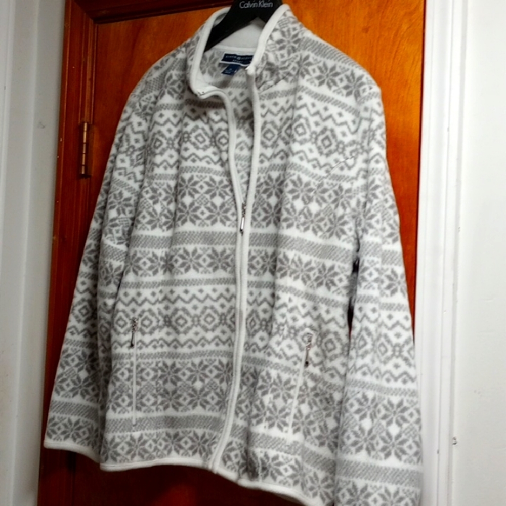 Karen Scott xl Fleece jacket